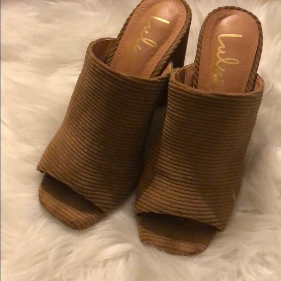 Stylish Corduroy Mules - Picture 3 of 5